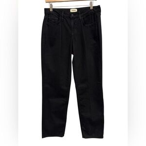 L'AGENCE Nevia Black Straight Leg Jeans